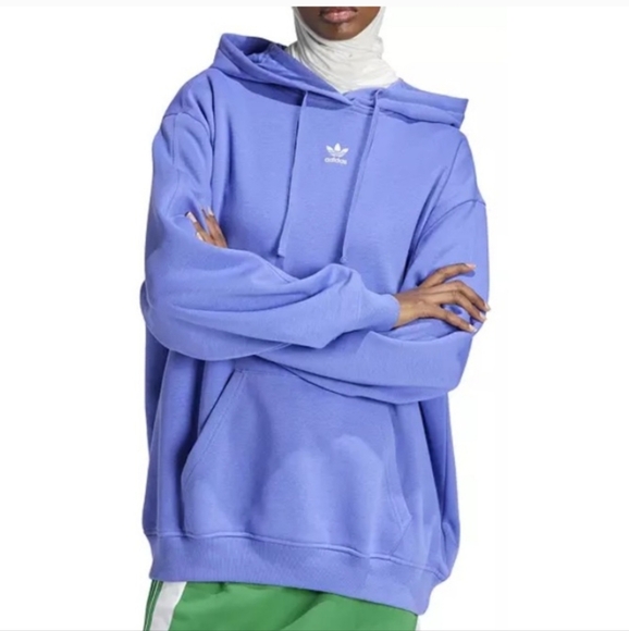 adidas Tops - Adidas 27" PTP Sz S Originals Essentials Oversized Fleece Hoodie MSRP $70